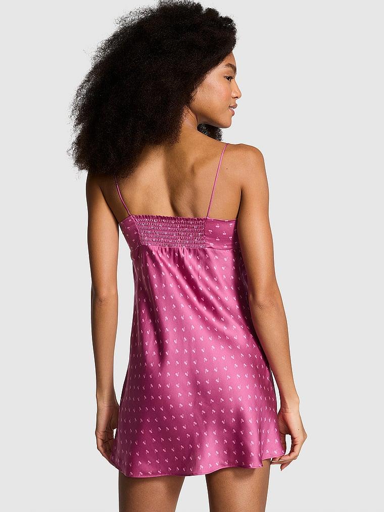 Pink Tencel Gecelik arka görünümü