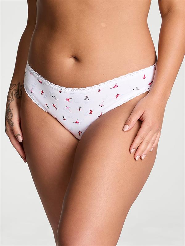 Dantelli Pamuklu Bikini Kulot