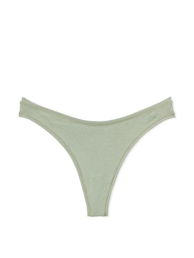 Pink Pamuklu Tanga arka görünüm