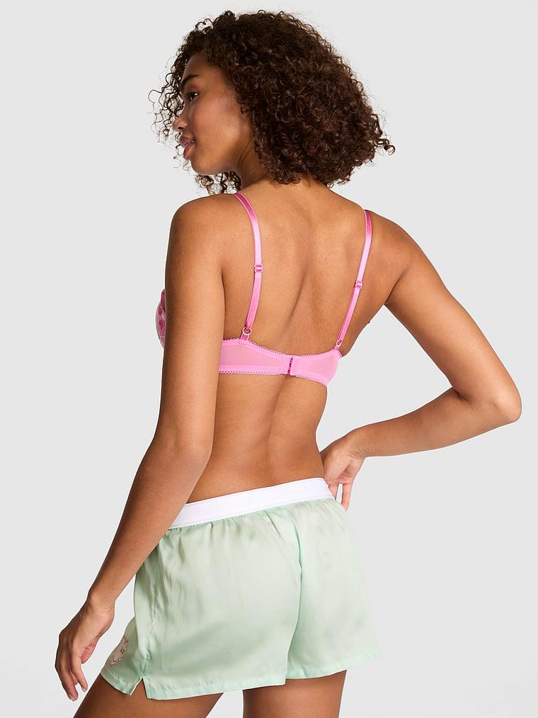Pink Ipeksi Pijama Sortu arka görünümü