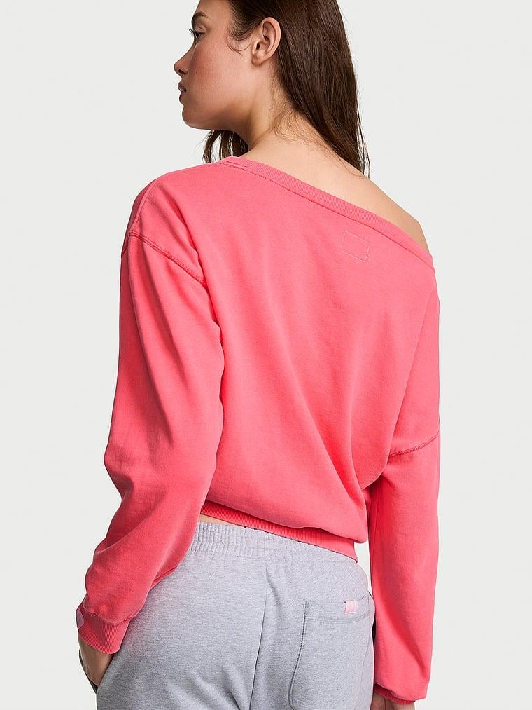 Bridal Kayik Yaka Sweatshirt arka görünüm