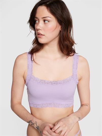 Pink Seamless Hafif Astarli Bralet