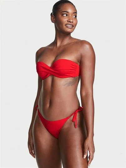 Buzgulu Askisiz Bikini Ustu ön görünüm