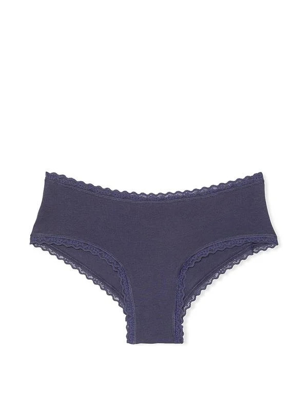 Beli Dantelli Pamuklu Cheeky Kulot ön görünüm