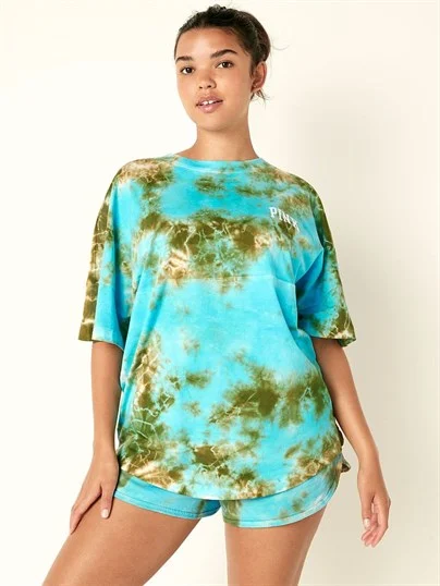 Pink Pamuk Oversize T Shirt