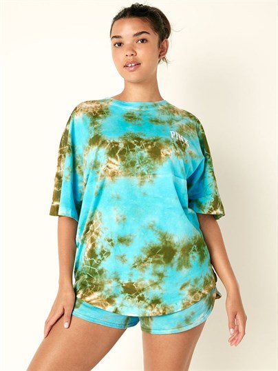 Pink Pamuk Oversize T Shirt