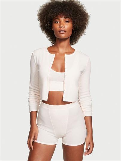 Glow Waffle Uc Parcali Kısa Pijama Takimi