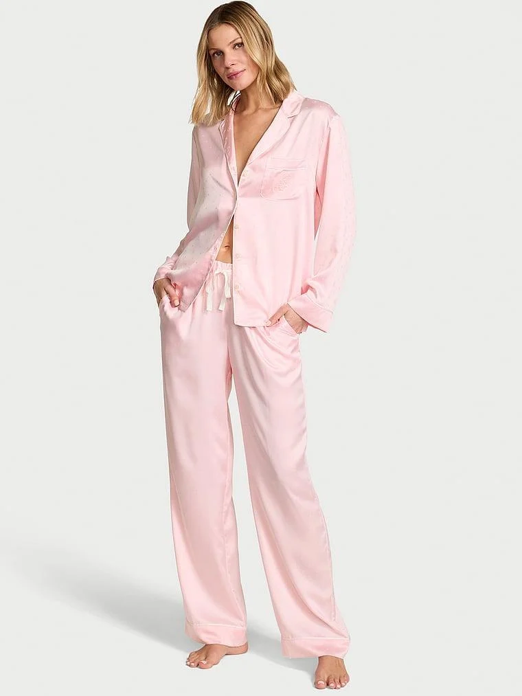 Saten Pijama Takimi arka görünüm