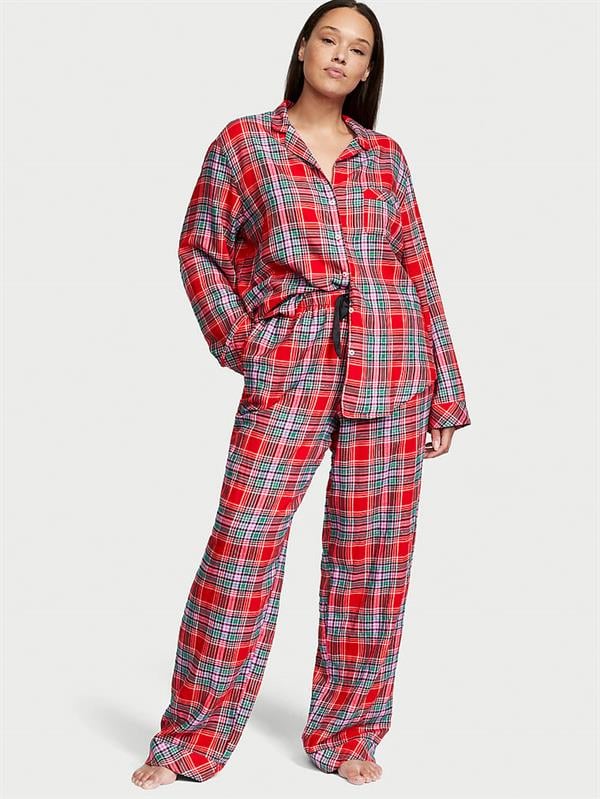 Flanel Uzun Pijama Takimi