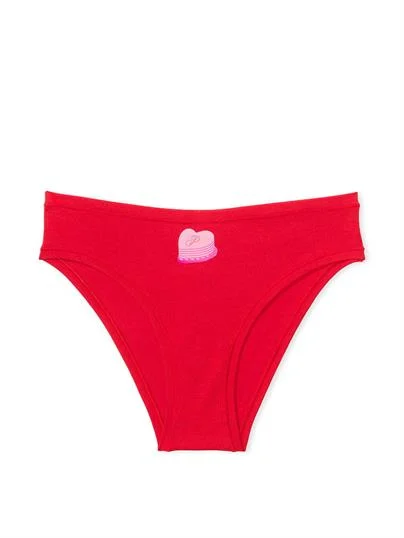 Pink Pamuklu Cheeky Kulot ön görünüm