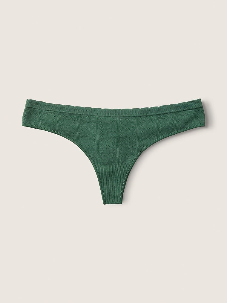 Pink Seamless Tanga Kulot arka görünümü