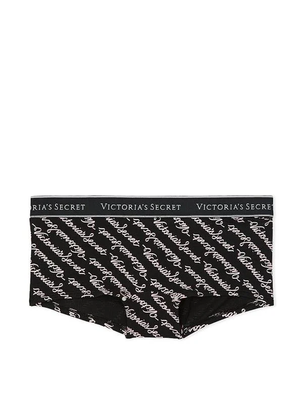 Logolu Pamuklu Boyshort Kulot ön görünüm