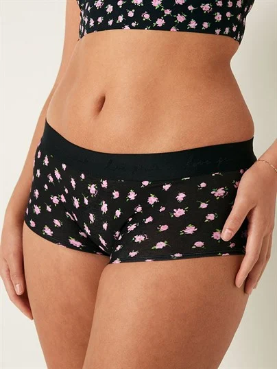 Pink Logolu Boyshort Kulot