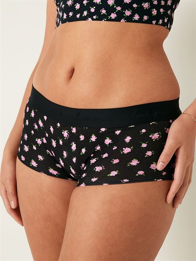 Pink Logolu Boyshort Kulot