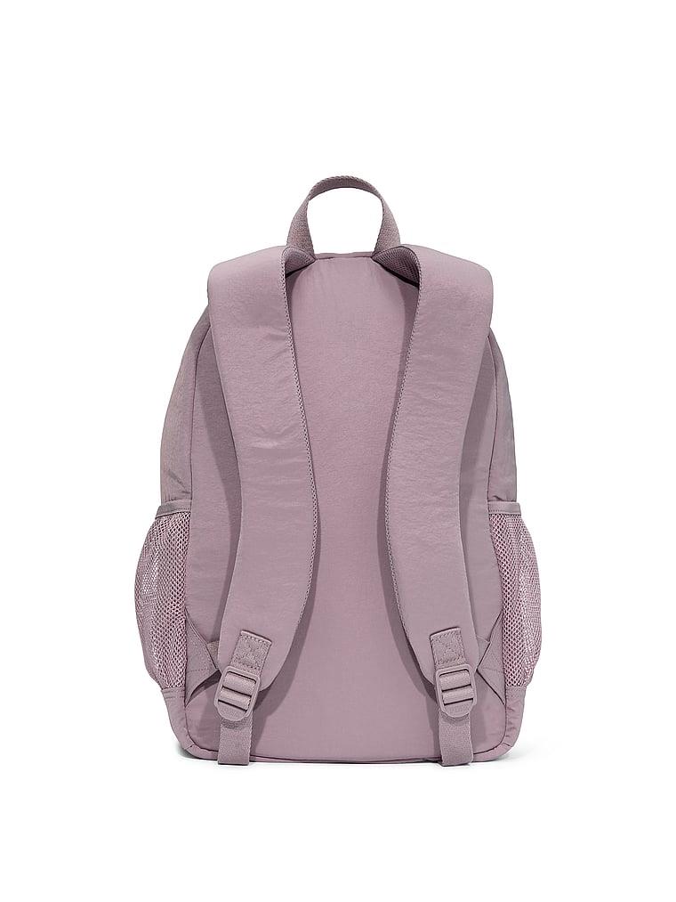 Pink Kapitone Puffer Sirt Çantası arka görünüm