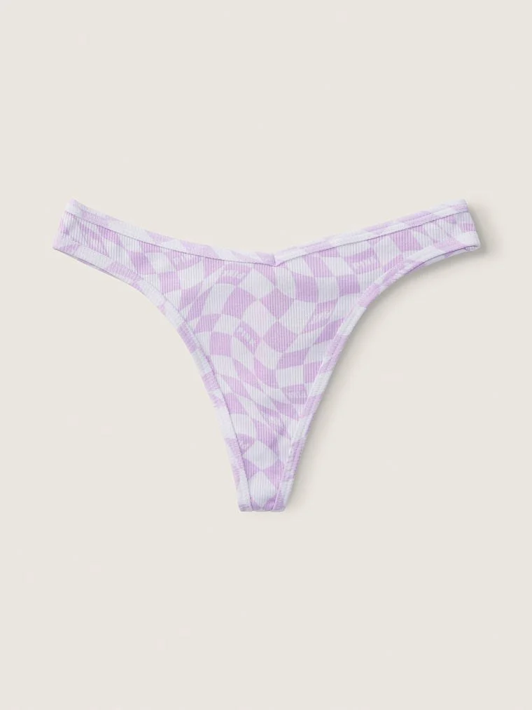 Victorias S Secret Pink Pamuklu Tanga arka görünüm