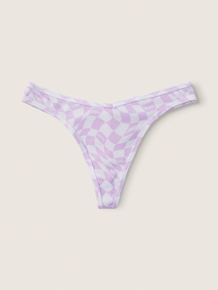 Victorias S Secret Pink Pamuklu Tanga arka görünümü