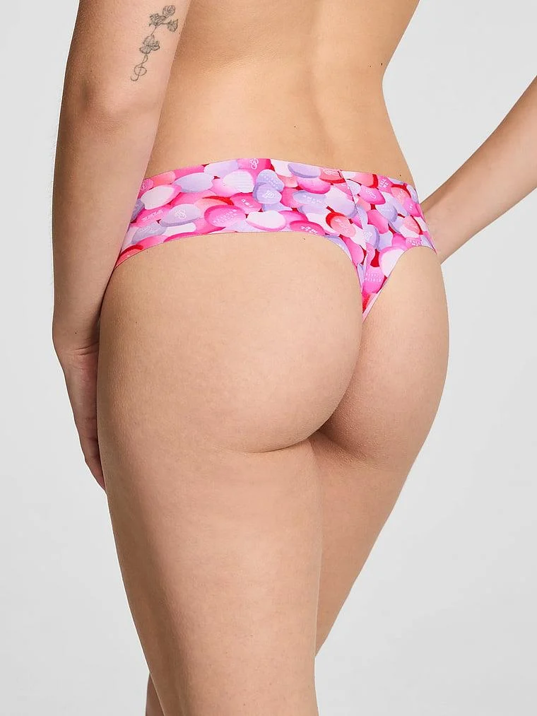 Pink Lazer Kesim Tanga arka görünüm