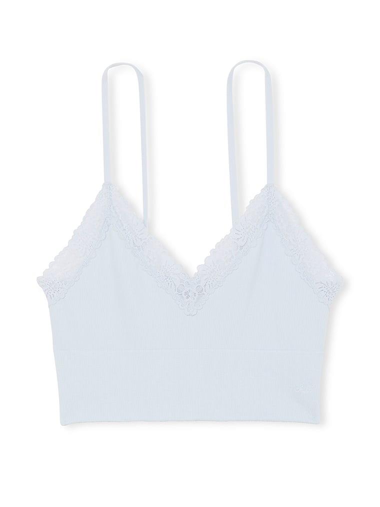 Pink Seamless Ribanali Desteksiz Bralet arka görünümü