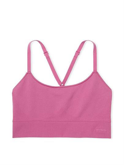 Pink Seamless Scoop Sporcu Sütyeni