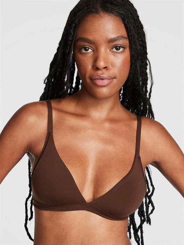 Pink Base Esnek Ucgen Bralet ön görünüm
