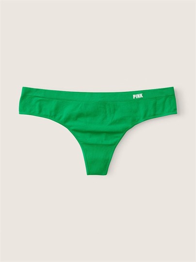 Pink Seamless Tanga Kulot
