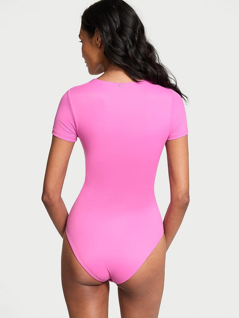 Feathersoft Essentials Kısa Kollu Bodysuit arka görünümü