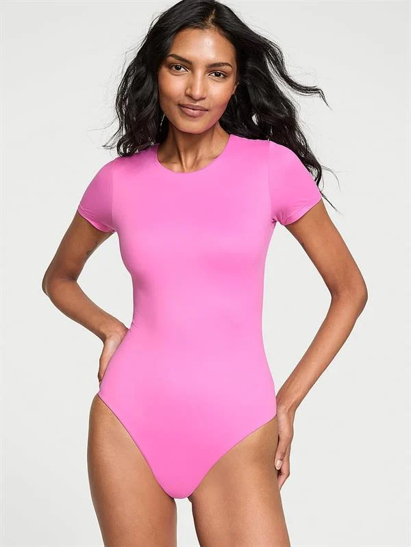 Feathersoft Essentials Kısa Kollu Bodysuit ön görünüm