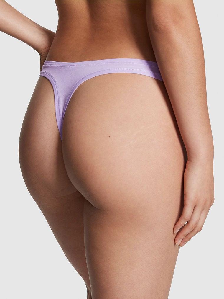 Pink Pamuklu Tanga arka görünümü