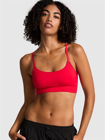 Pink Seamless Scoop Sporcu Sütyeni