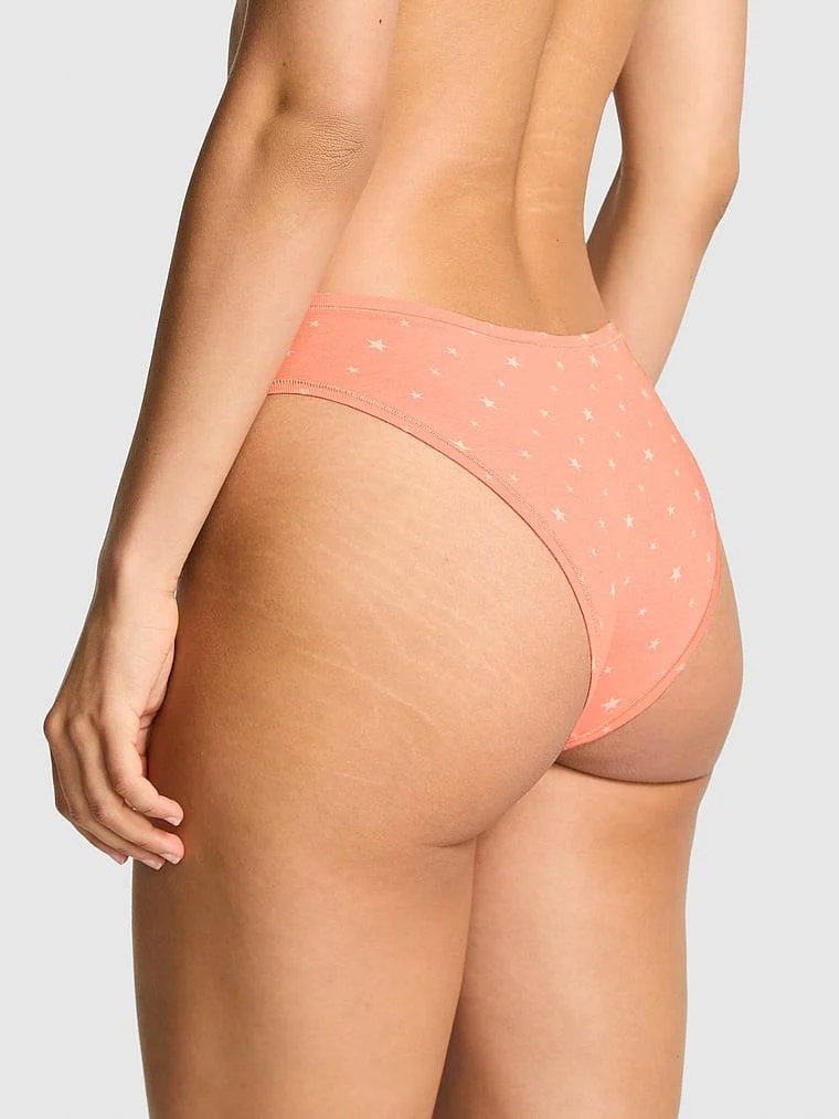 Pink Pamuklu Cheeky Kulot arka görünüm
