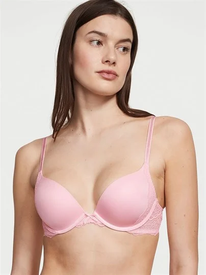 Smooth Dantelli Push Up Sütyen ön görünüm