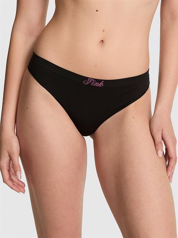 Pink Seamless Tanga