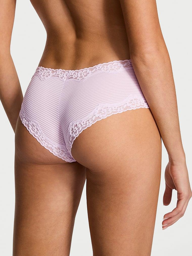 Pamuklu Dantelli Cheeky Kulot arka görünüm