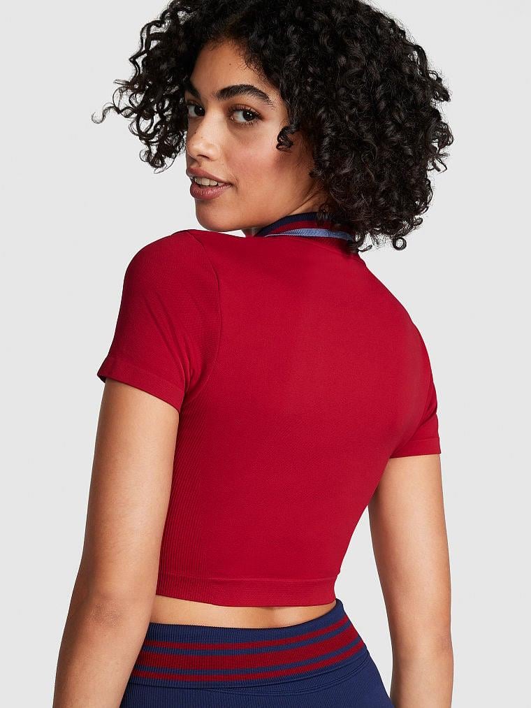 Pink Polo Kısa Kollu Tisort arka görünümü