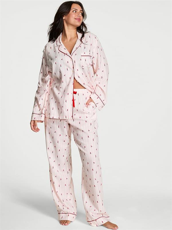 Flanel Uzun Pijama Takimi