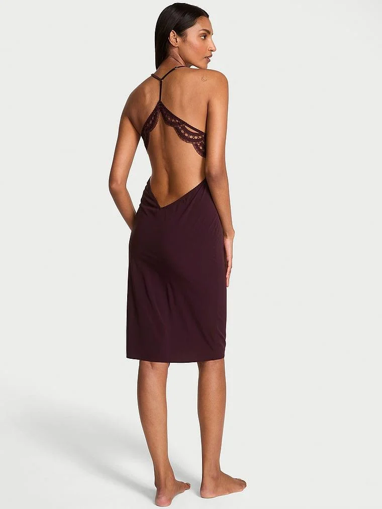 Sifon Drapeli Elbise arka görünüm