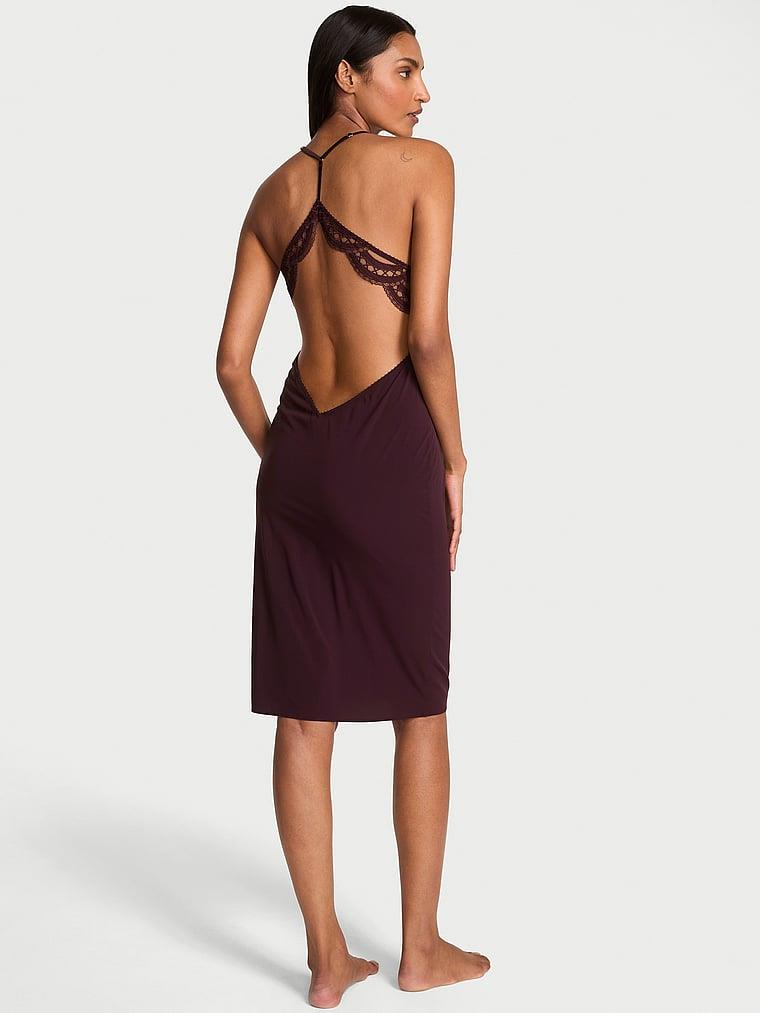 Sifon Drapeli Elbise arka görünümü