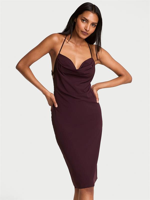Sifon Drapeli Elbise