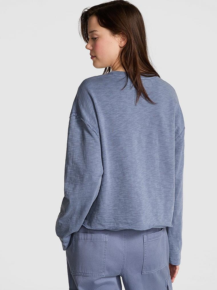Pink Ince Lounge Crew Sweatshirt arka görünümü
