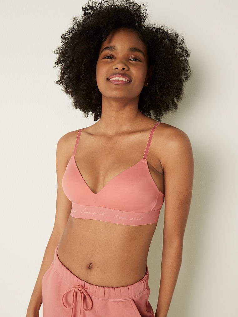 Pink Wear Everywhere Balensiz Ince Astarli Sütyen arka görünümü