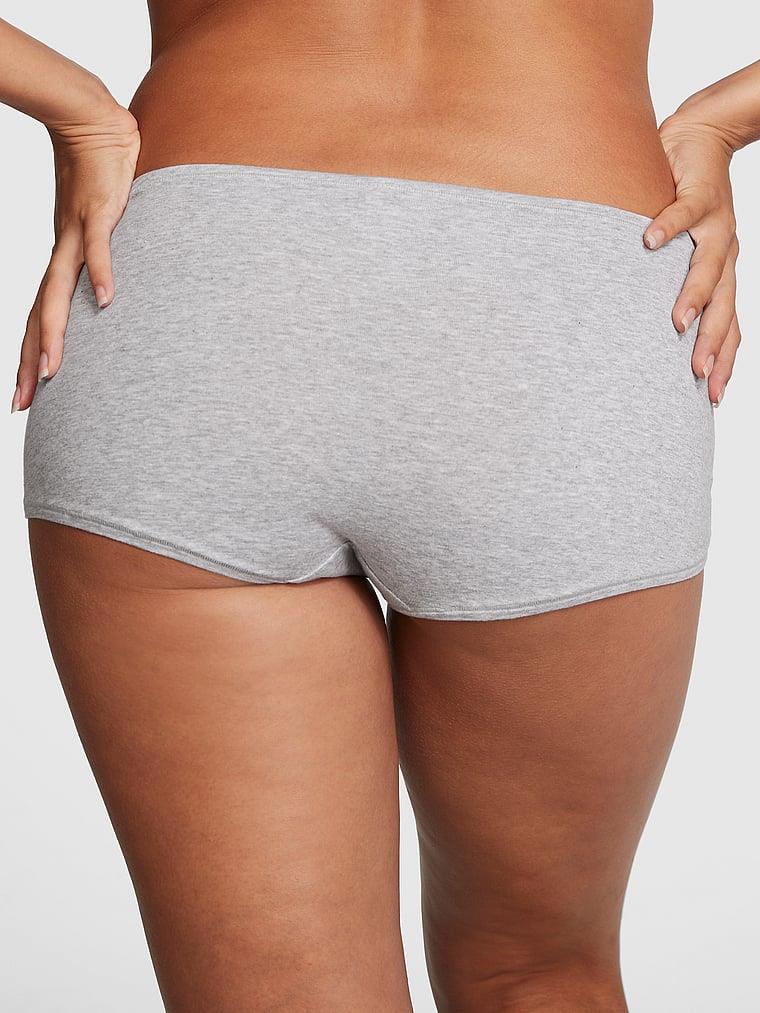Pink Pamuklu Boyshort Kulot arka görünümü
