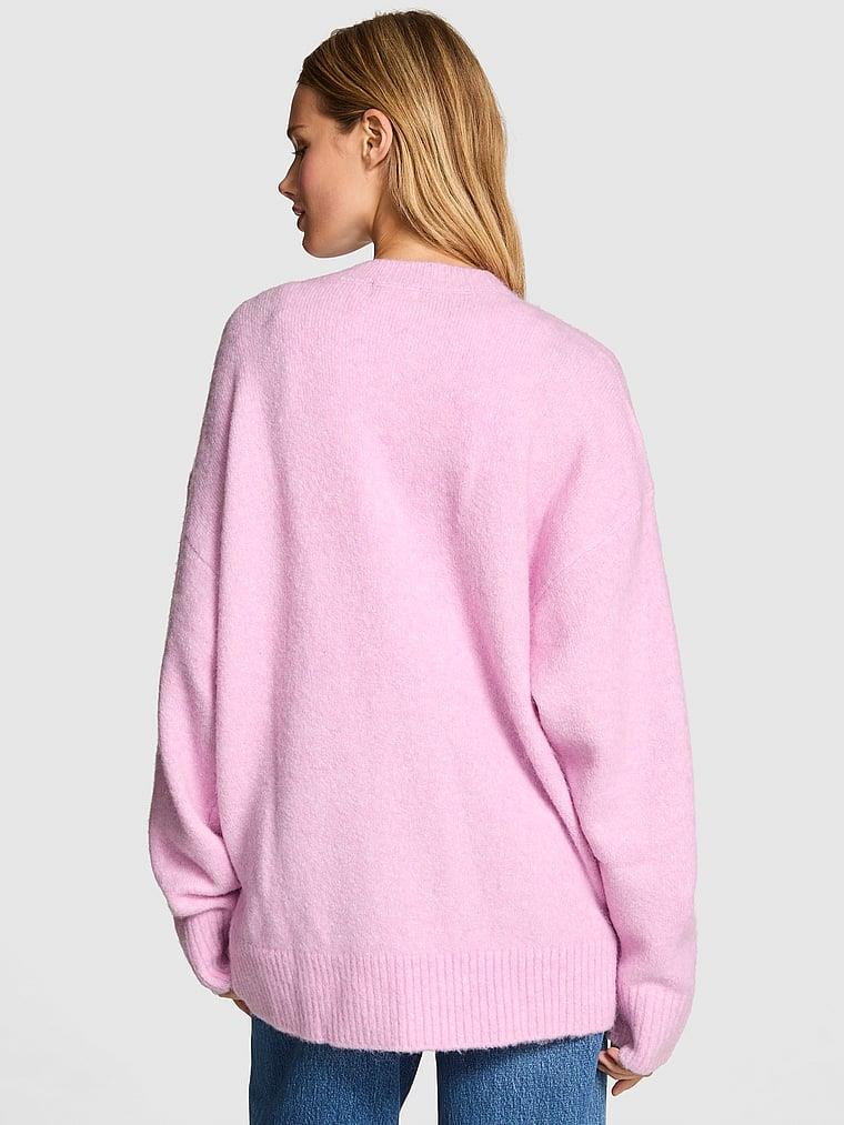 Pink Oversize Hirka arka görünümü