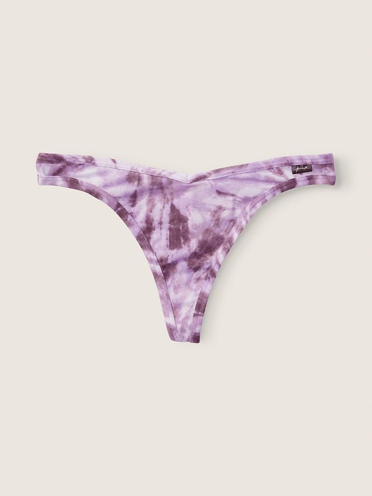 Pink Pamuklu Tanga Kulot arka görünümü