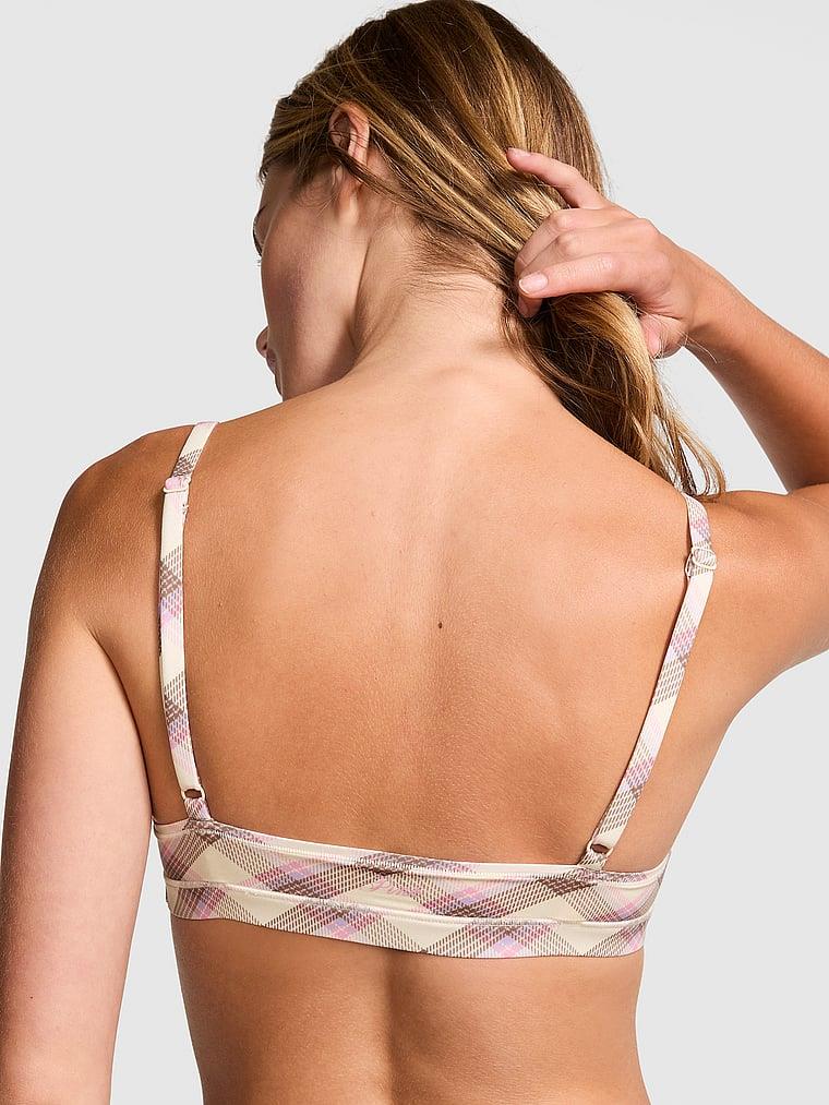Pink Base Esnek Ucgen Bralet arka görünümü