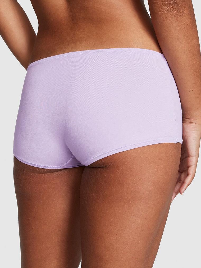 Pink Pamuklu Boyshort Kulot arka görünüm