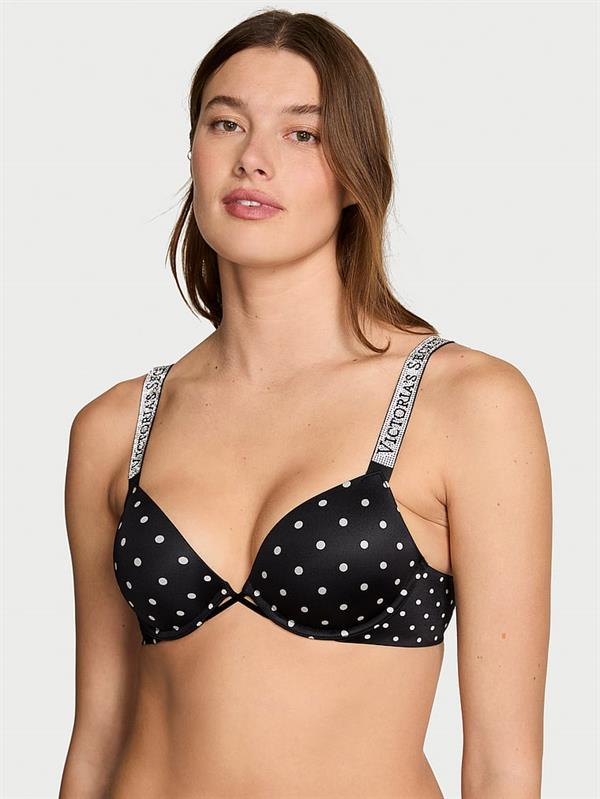 Işıltılı Askili Push Up Sütyen