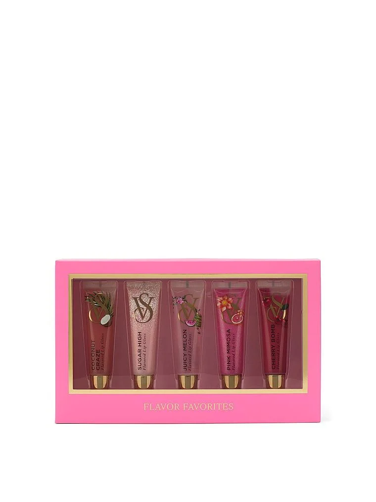 5%E2%80%99li Flavor Gloss Dudak Parlaticisi Hediye Seti arka görünümü