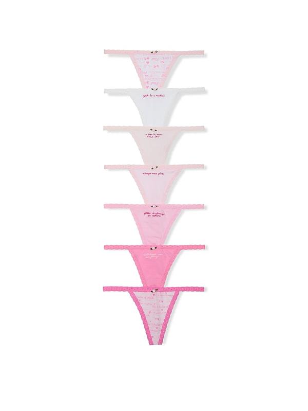 Pink Pink X Loveshackfancy 7%E2%80%99li V String Kulot