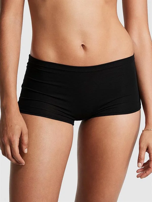 Victorias S Secret Pink Pamuklu Boyshort Kulot